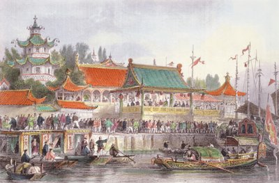 Theatre at Tien-Sing, from 